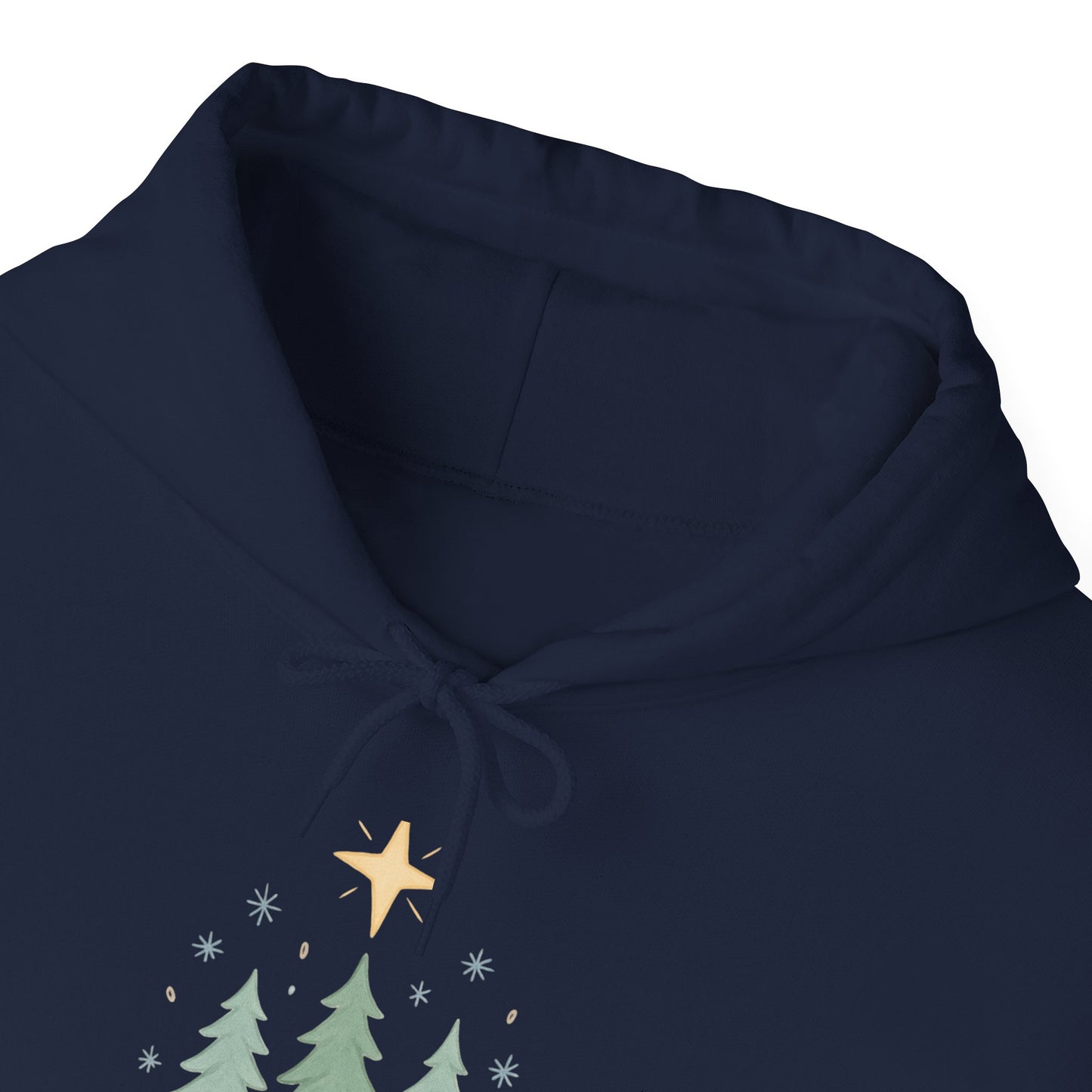 Holiday Hoodie - "Peace on Earth" Christmas Tree Pullover