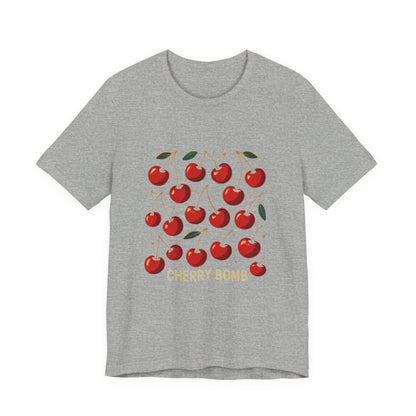 Cherry Bomb Tee — Cute Retro Cherries Graphic T-Shirt