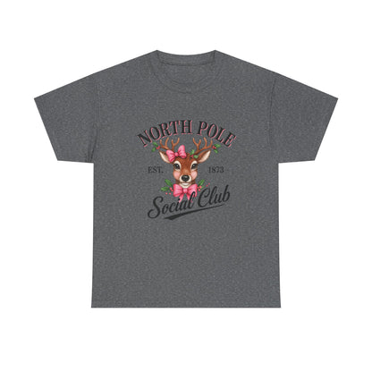 North Pole Social Club Reindeer Tee