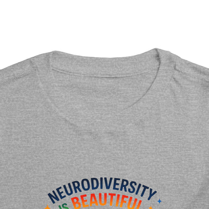 Toddler Tee Neurodiversity Is Beautiful Butterfly Design