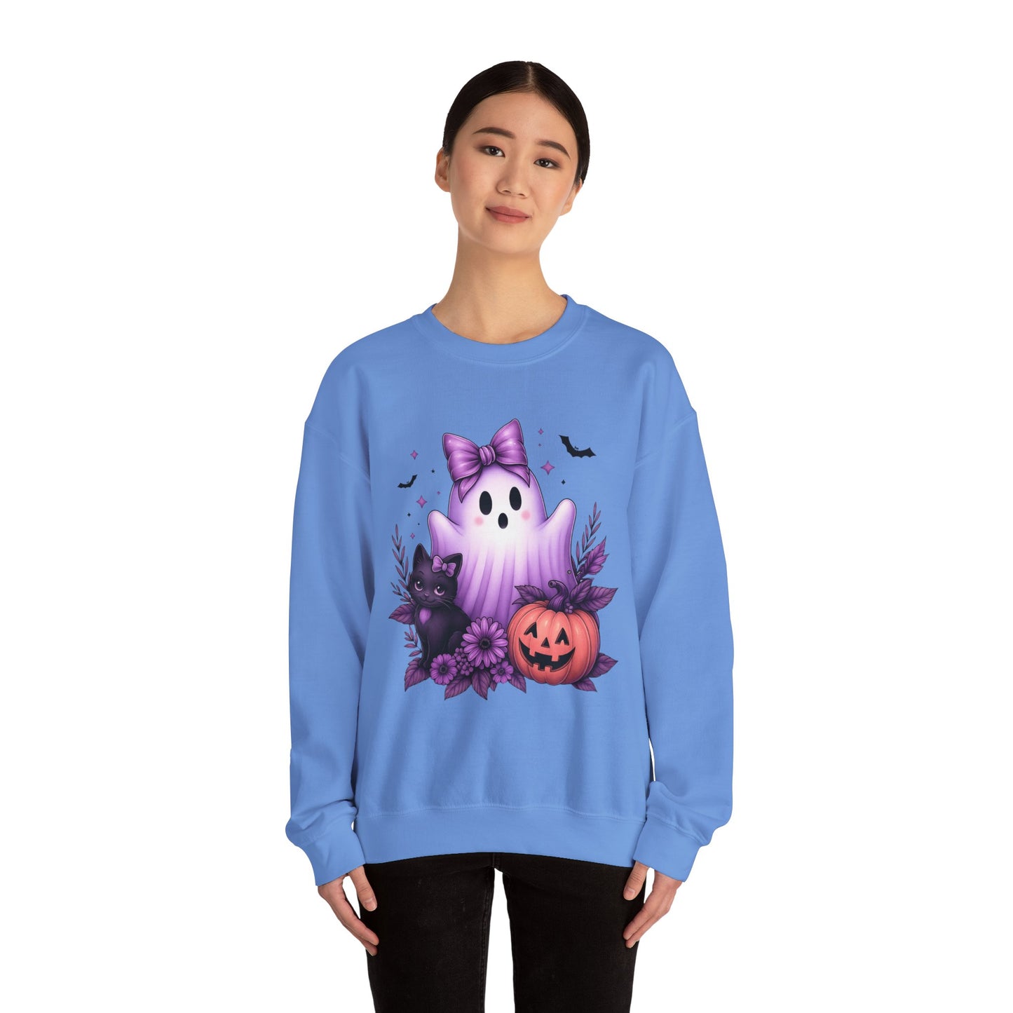 Cute Halloween Ghost Crewneck Sweatshirt