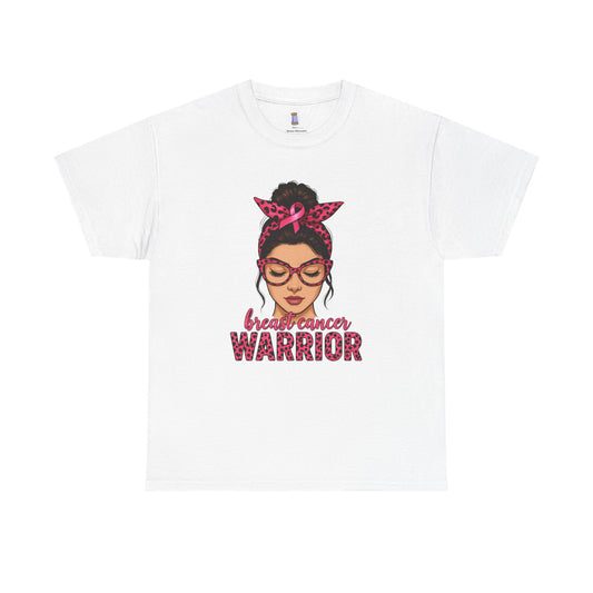 Breast Cancer Warrior Tee, Inspirational T-Shirt for Survivors, Supportive Gift for Cancer Awareness Events, Unisex Cotton Top, [...]
