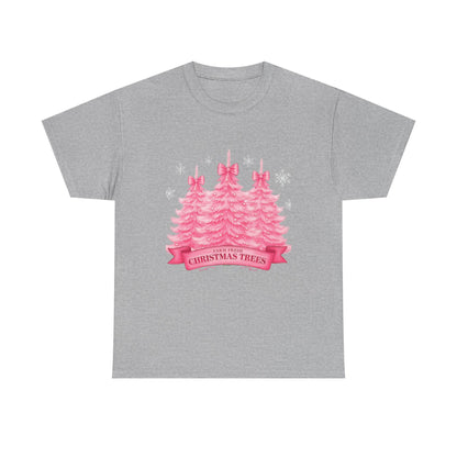 Farm Fresh Pink Christmas Tree Tee