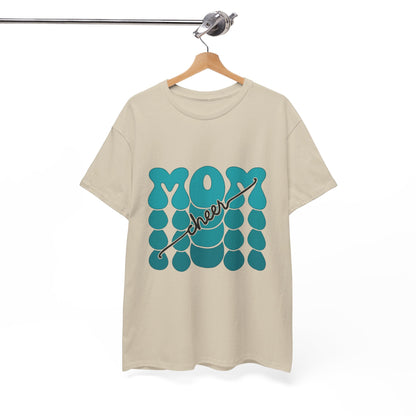 MOM Cheer – Turquoise Spirit Tee