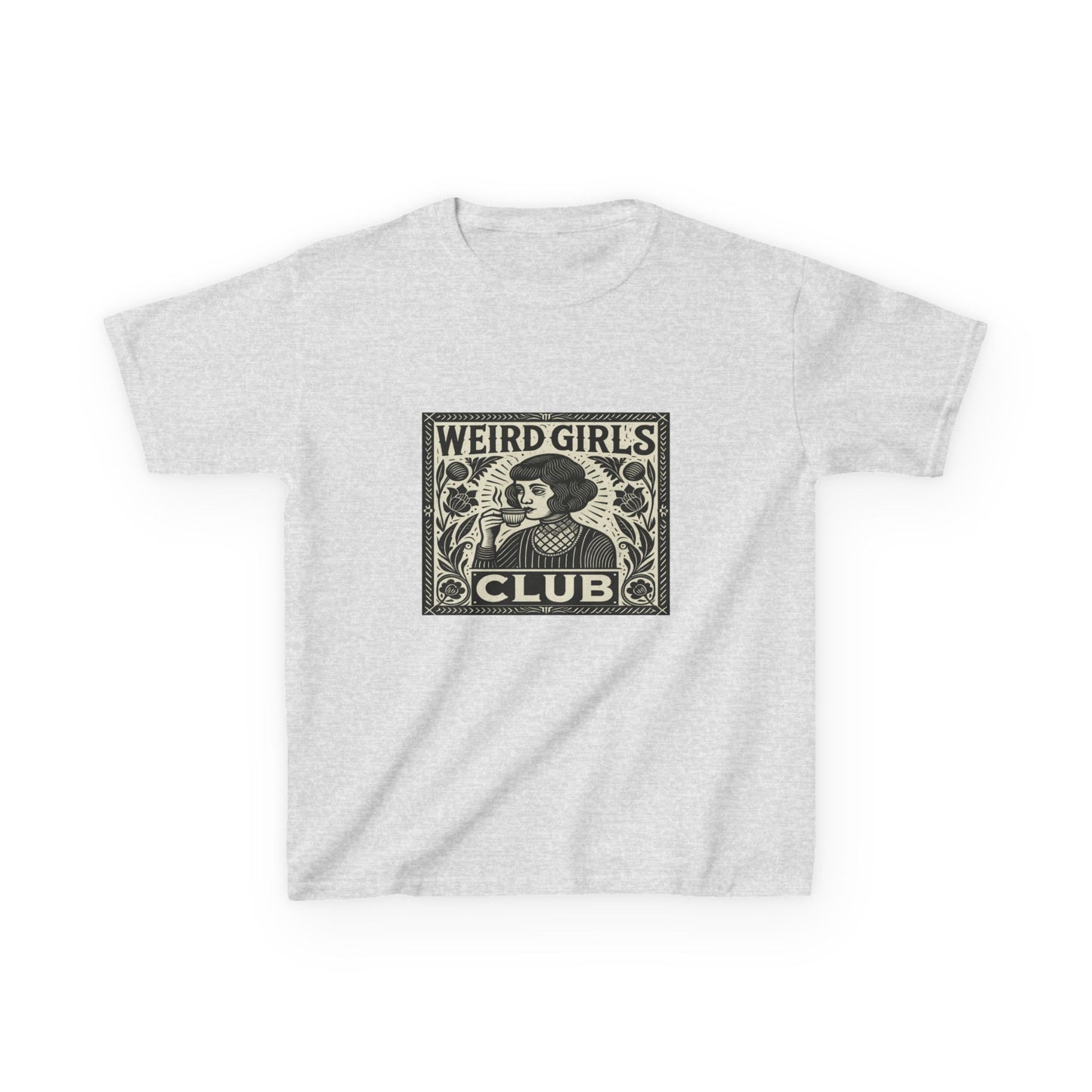 Weird Girls Club Tea Party Tee - Retro Graphic
