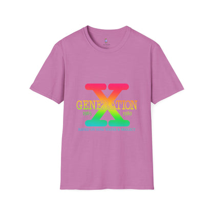 Retro Generation X T-Shirt | Vintage Style Tee, Unisex Gift, Nostalgia Apparel, 80s 90s Fashion, Graphic Tee