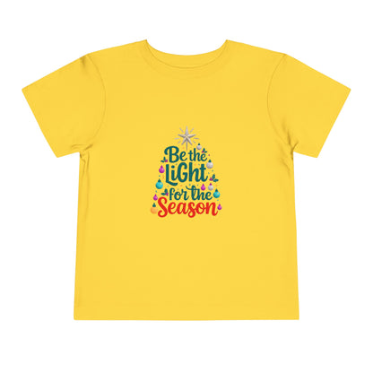 Be the Light Toddler Christmas Tee