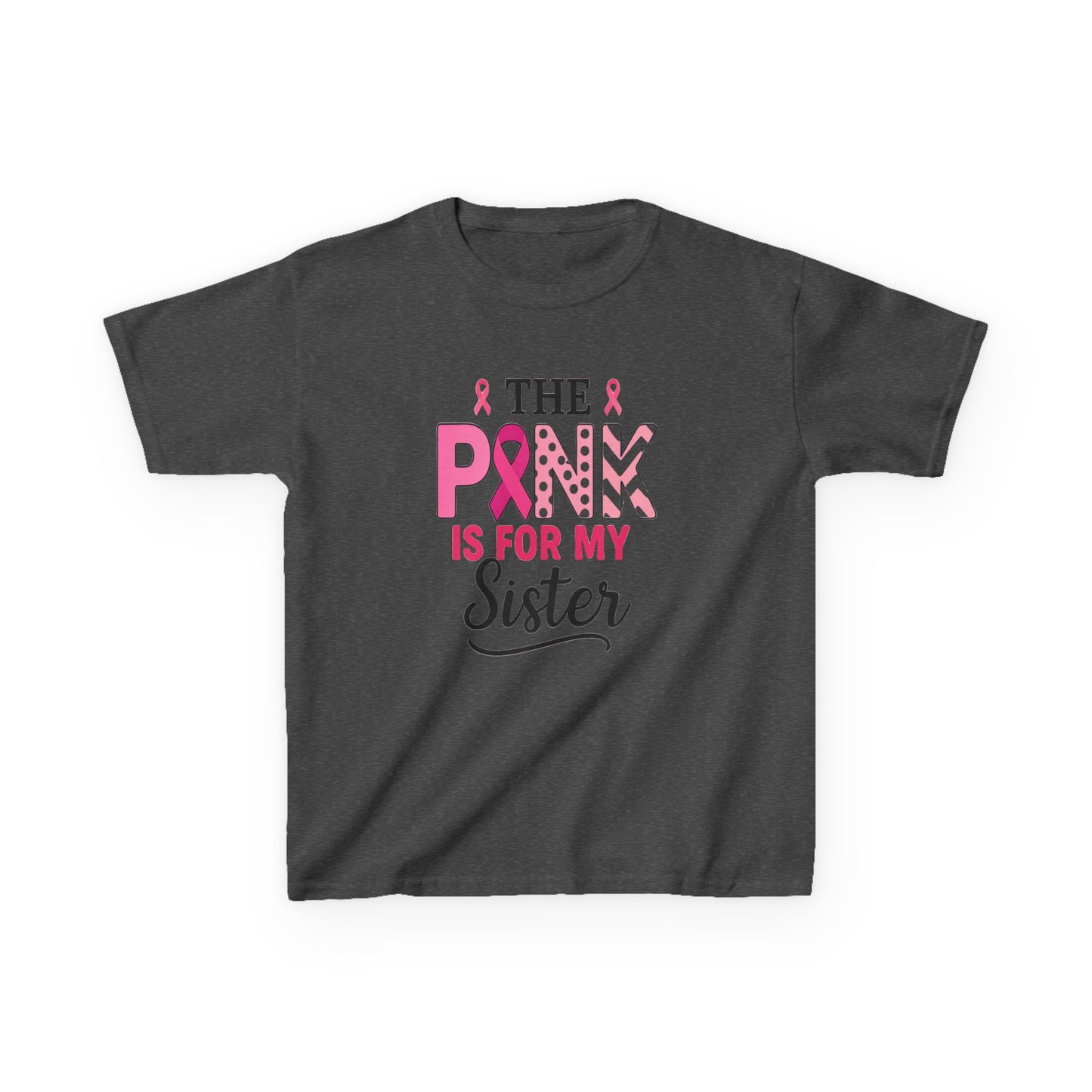 Pink Ribbon Sister Tee: Breast Cancer Awareness Gift