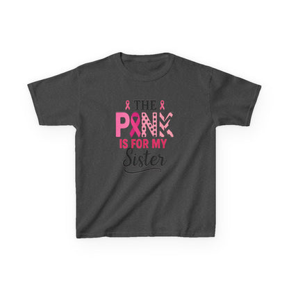 Pink Ribbon Sister Tee: Breast Cancer Awareness Gift