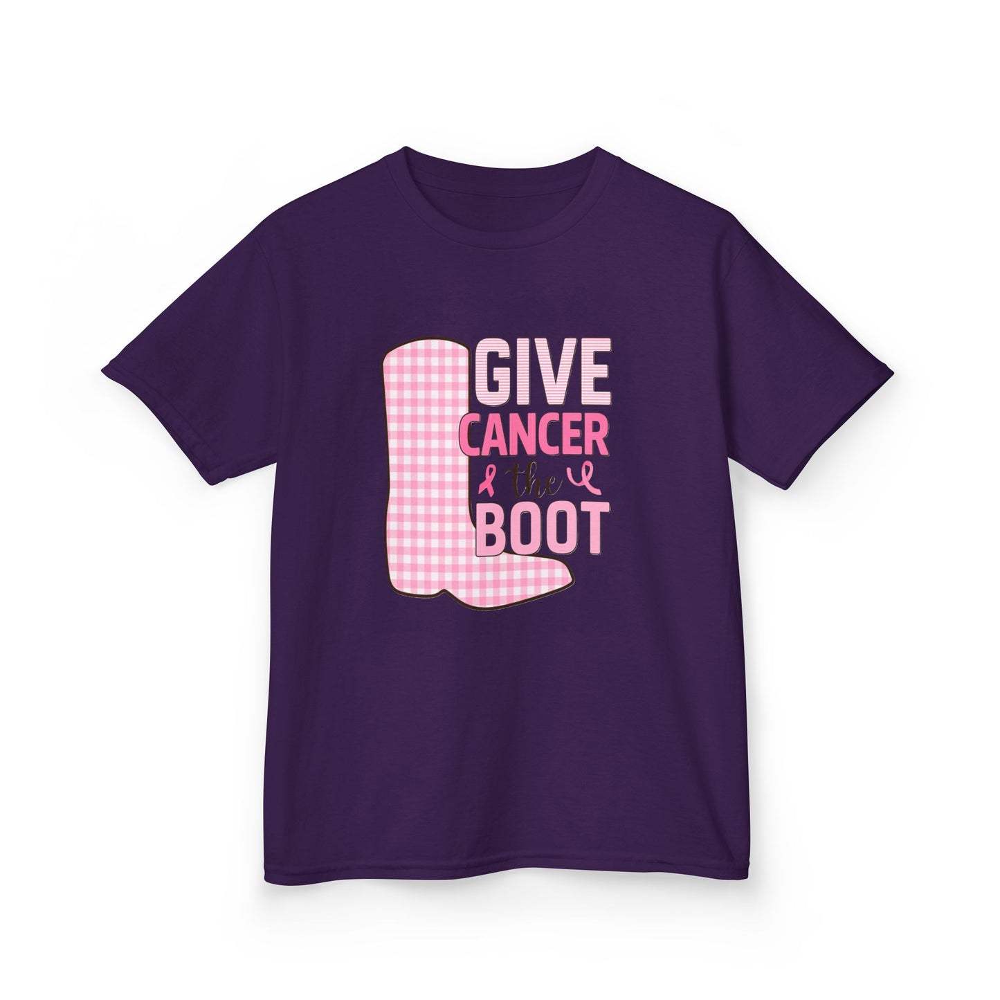 Give Cancer the Boot: Dinosaur Christmas Tee