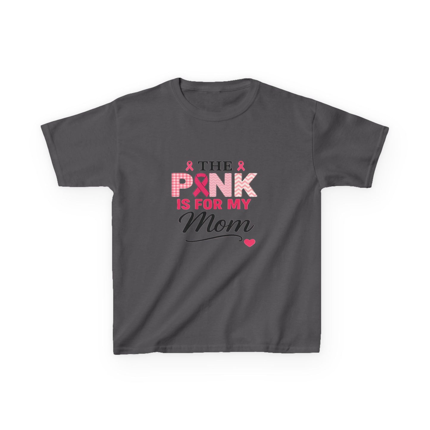Pink for Mom Breast Cancer Awareness Dinosaur Tee