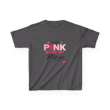 Pink for Mom Breast Cancer Awareness Dinosaur Tee