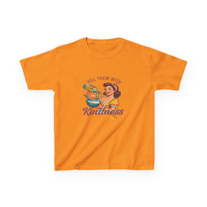 Radioactive Kindness: Funny Xmas Dinosaur Tee for Kids