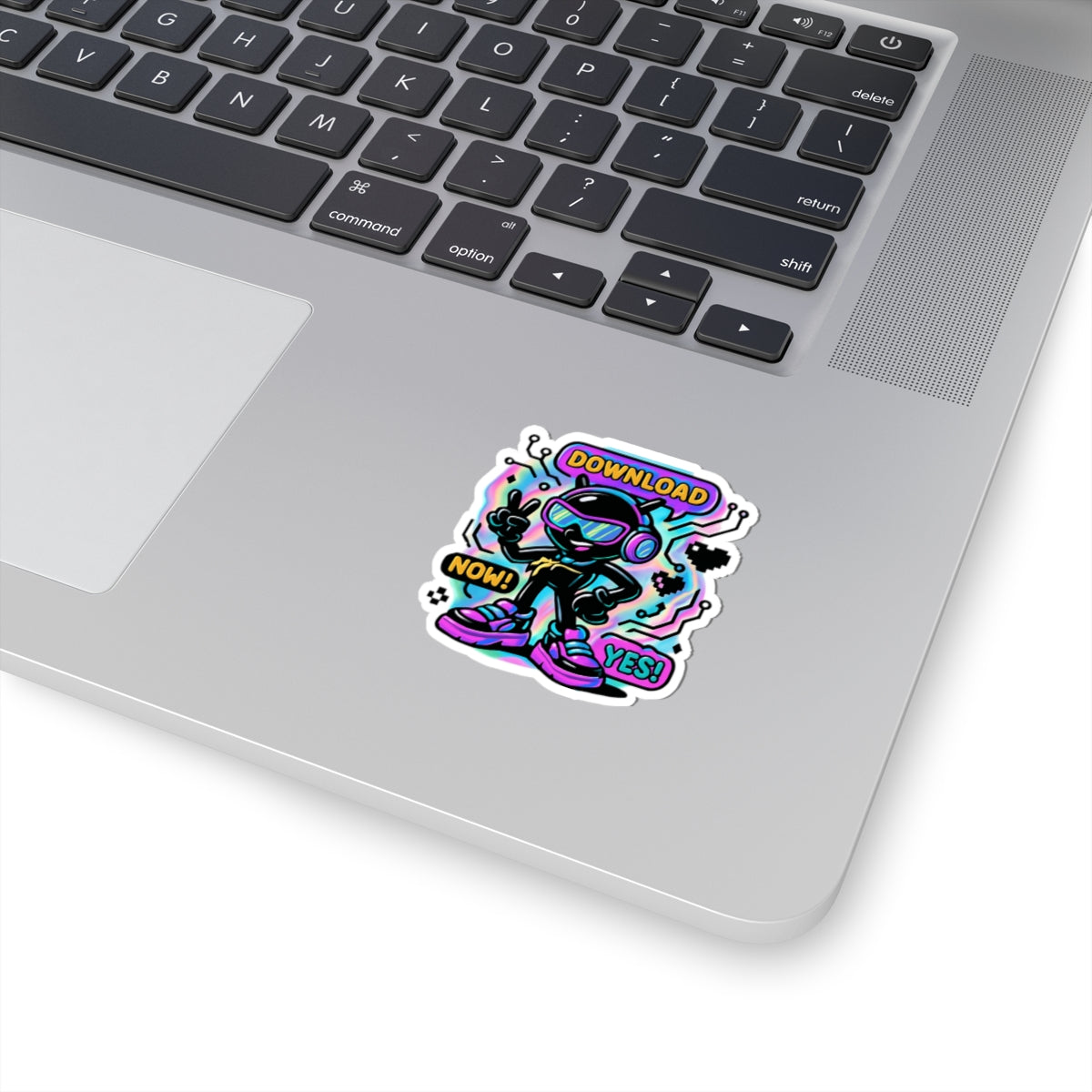 Download Now! Cyber Mascot Kiss-Cut Sticker