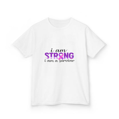 Strong Survivor Dinosaur Tee - Christmas Gift for Kids