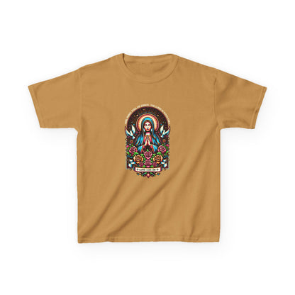 Virgin Mary Graphic Tee - Christmas Kids Shirt