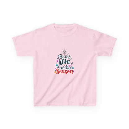 Be the LIGHT Christmas Tree Dino Kids Tee