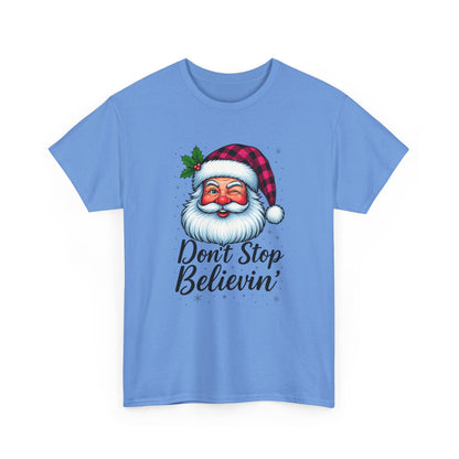 Santa Believin' Pink Holiday Tee