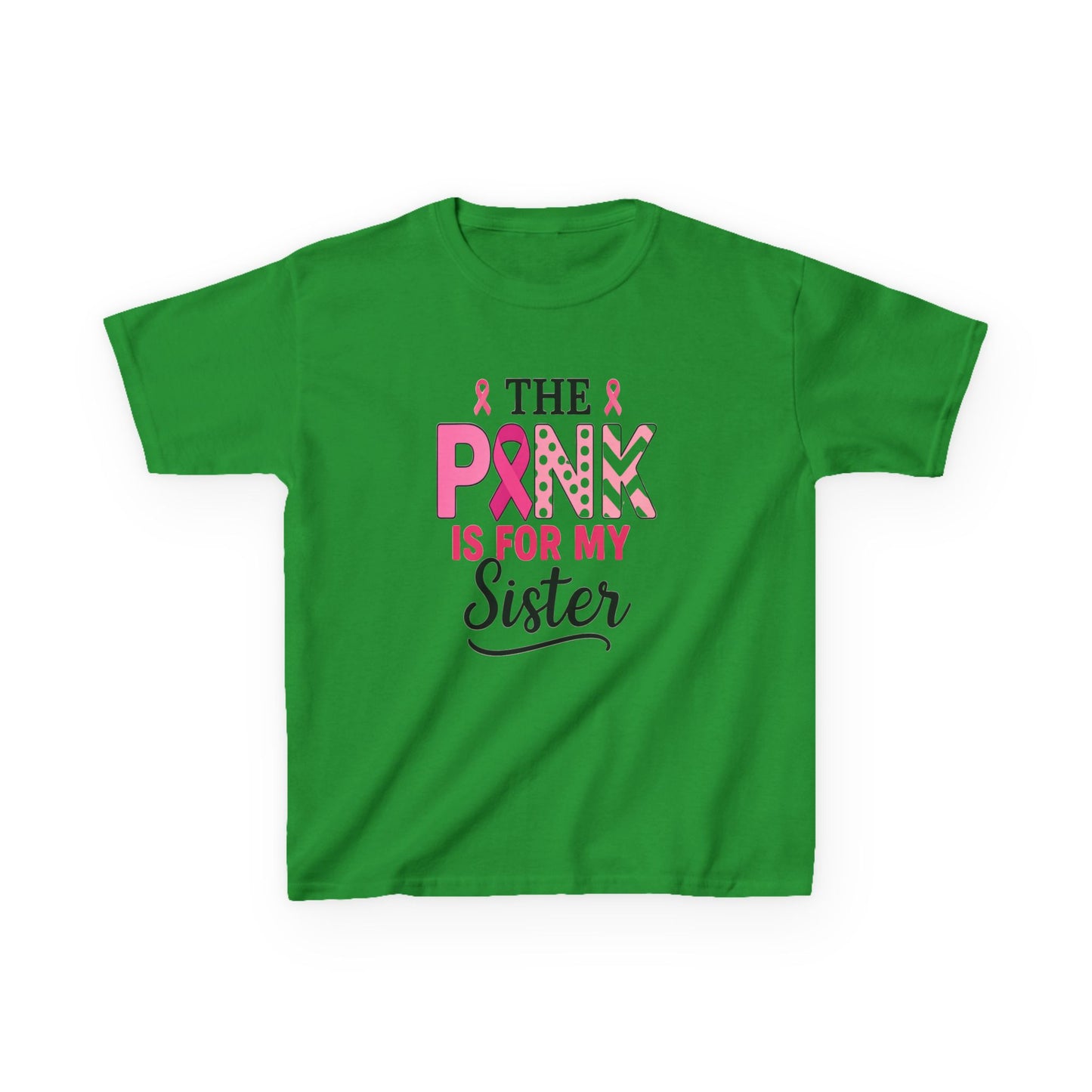 Pink Ribbon Sister Tee: Breast Cancer Awareness Gift