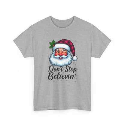 Santa Believin' Pink Holiday Tee