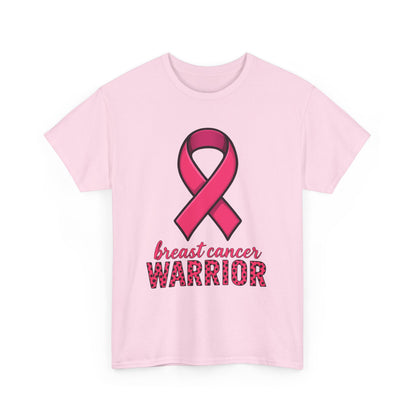 Breast Cancer Warrior Pink Ribbon Tee