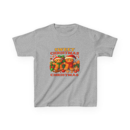 Sweet Christmas Gingerbread Dino Kids Tee