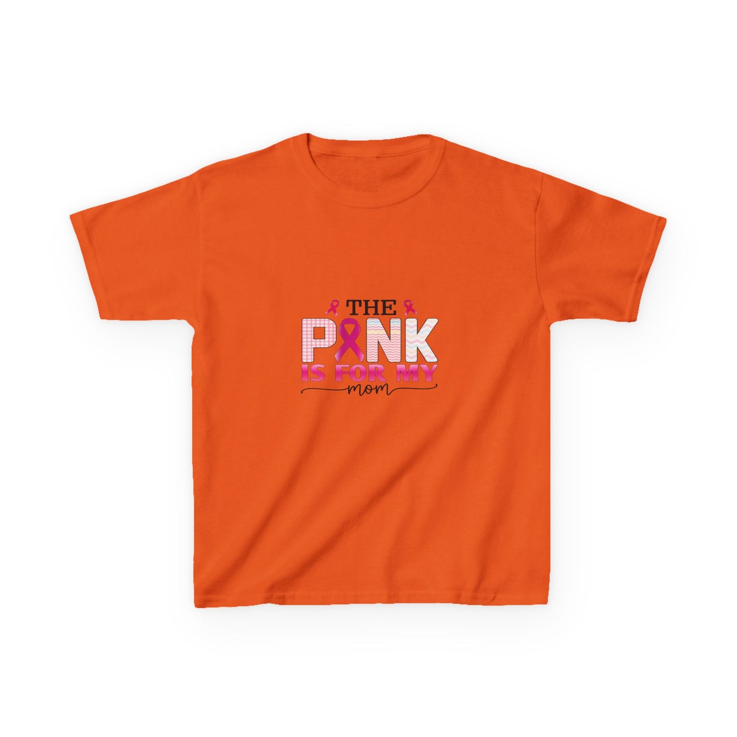 Pink Ribbon Mom Dinosaur Tee - Breast Cancer Awareness