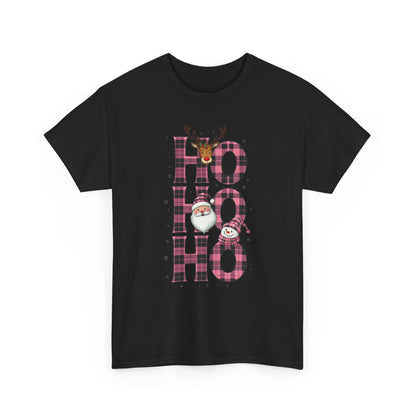 Ho Ho Ho Plaid Holiday Tee