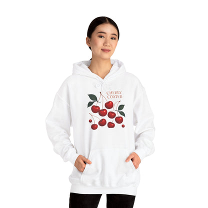 Cherry Cluster Hoodie — "Cherry Coated" Graphic Sweatshirt