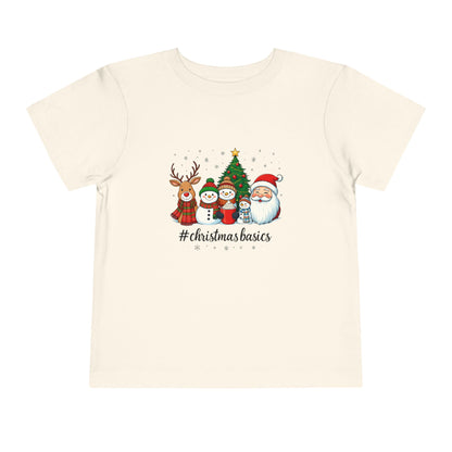 Christmas Basics Toddler Tee - Festive Holiday Fun