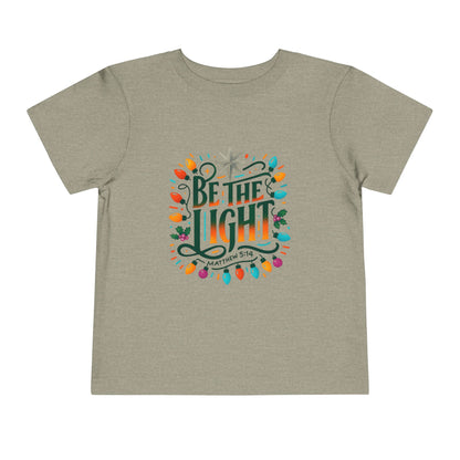 Christmas Toddler Tee - BE THE LIGHT, Matthew 5:14