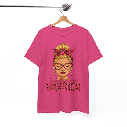 Camiseta de guerrera contra el cáncer de mama - Apoyo del lazo rosa