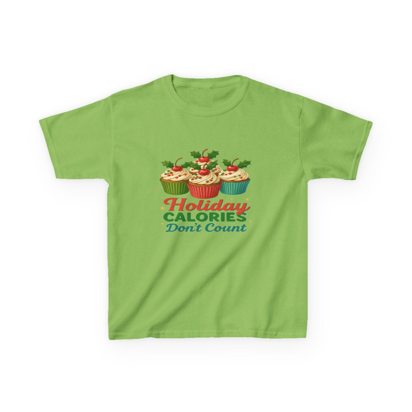 Holiday Calories Don't Count Dino Cupcake Tee