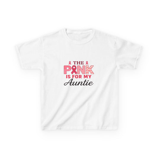 Pink Ribbon Auntie Dinosaur Christmas Tee