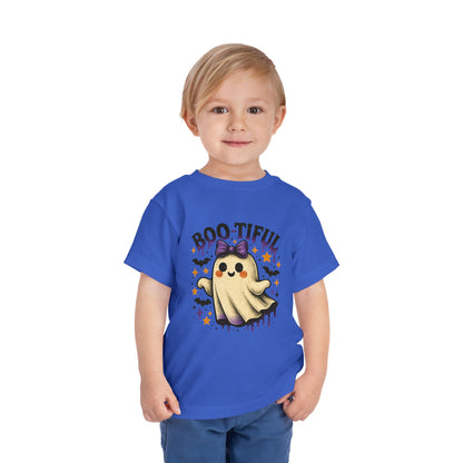 Boo-tiful Ghost Halloween Toddler Tee