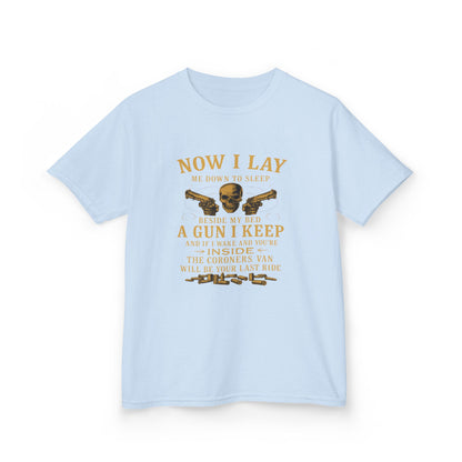 Now I Lay Me Down: Skull & Guns Kids Tee