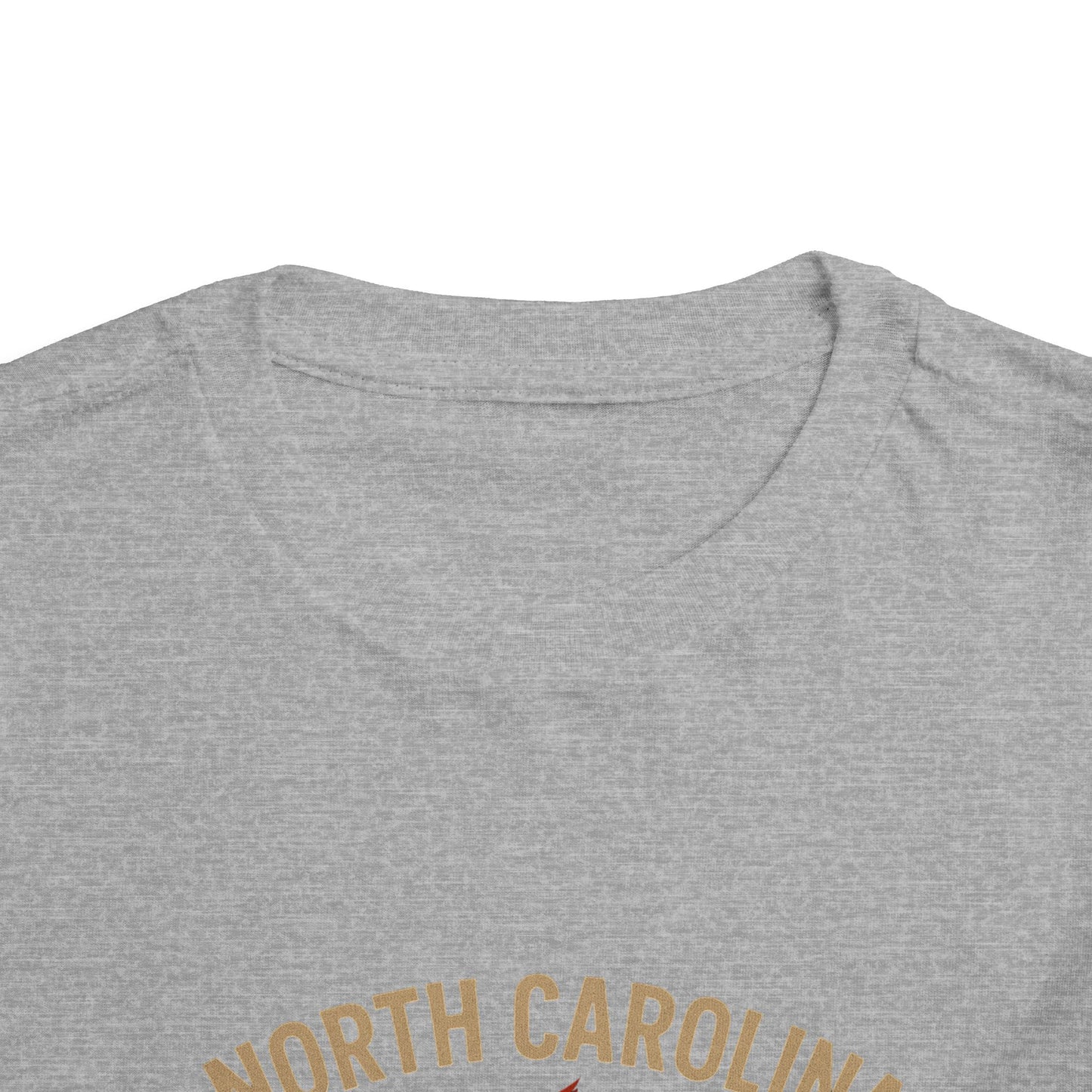 Toddler Tee - NC Cardinal and Dogwood Flower Design
