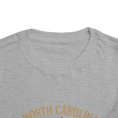 Toddler Tee - NC Cardinal and Dogwood Flower Design