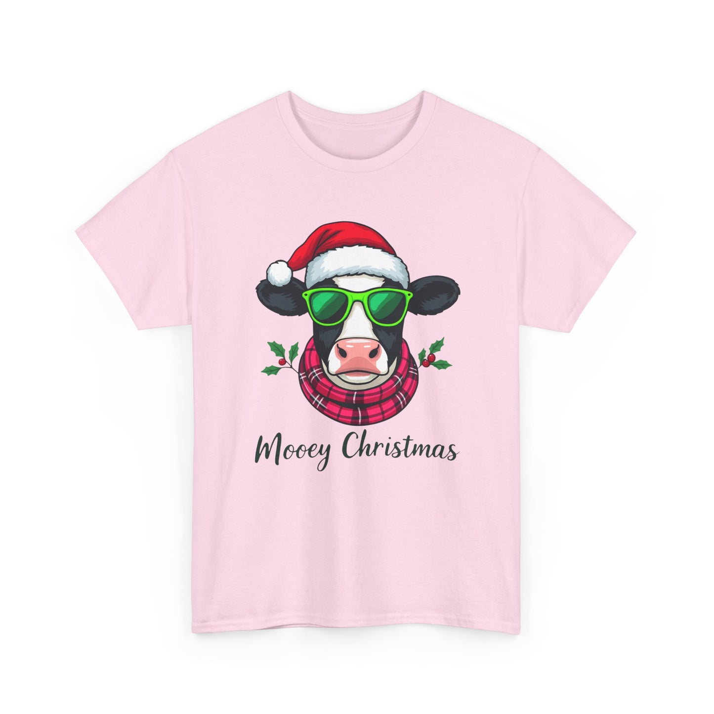 Moovey Christmas Cow Tee - Festive Holiday Cheer