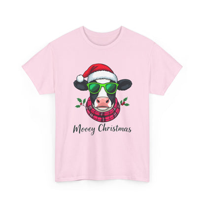 Moovey Christmas Cow Tee - Festive Holiday Cheer