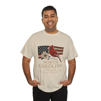 NC Pride: Cardinal, Dogwood & State Flag Tee