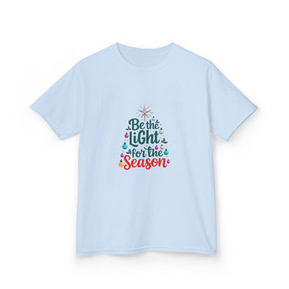 Be the LIGHT Christmas Tree Dino Kids Tee