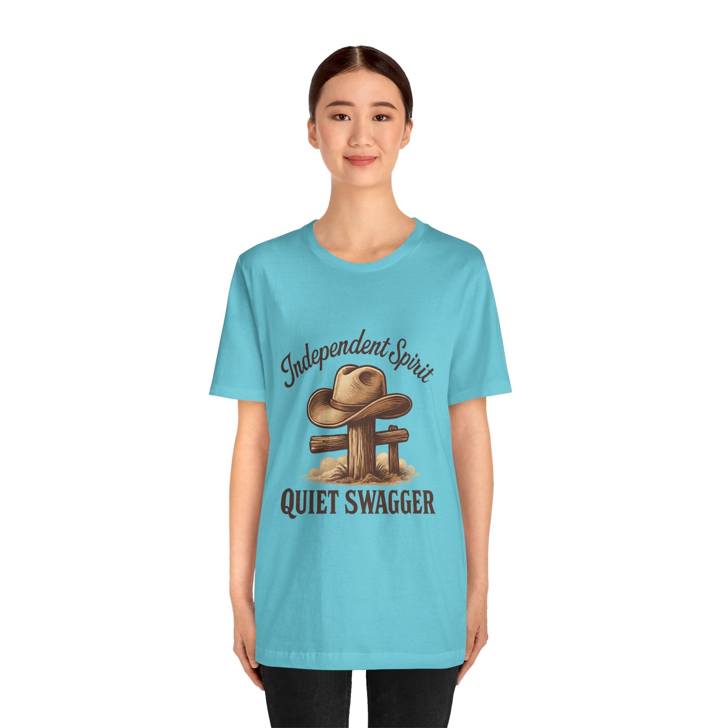 Quiet Swagger Cowboy Tee — Independent Spirit Western T-Shirt
