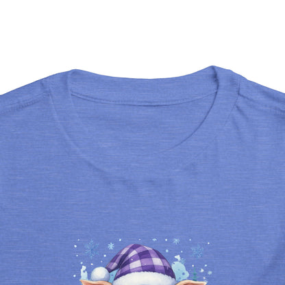 Chillin' Piggy Toddler Christmas Tee