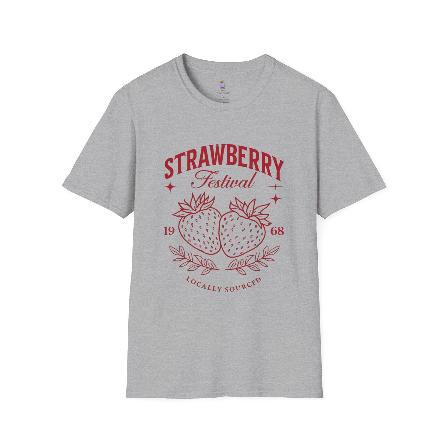 Strawberry Festival Unisex T-Shirt, Vintage Berry Tee, Local Produce Shirt, Farmhouse Fashion, Summer Celebration Wear