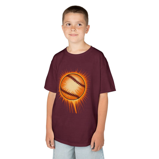 Kids Baseball Graphic Tee, Youth Sports Shirt, Summer Outdoor Top, Gift for Little Athletes, Baseball Lover Apparel