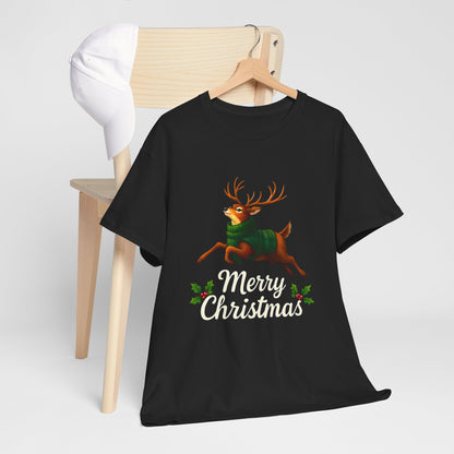 Merry Christmas Reindeer Tee