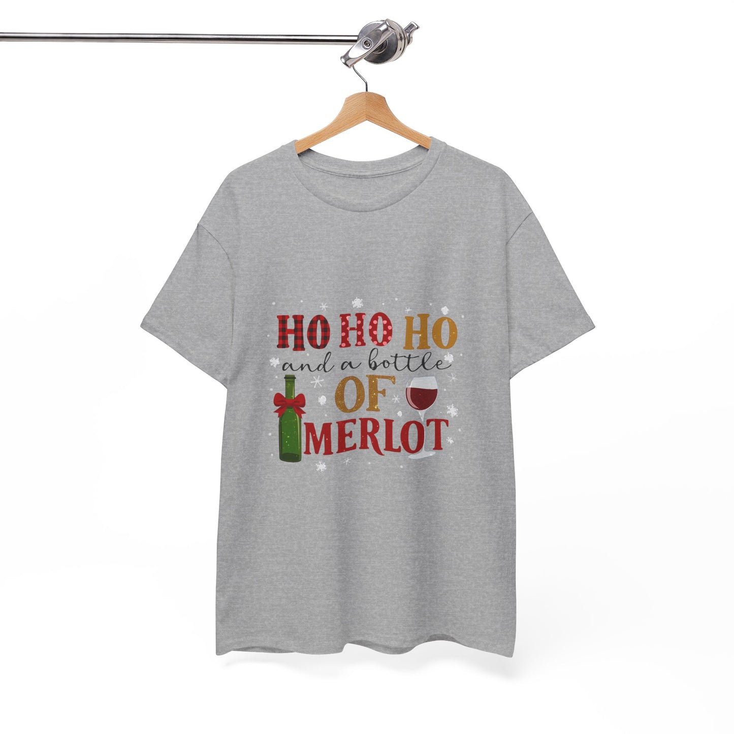 Ho Ho Ho Merlot Christmas Tee