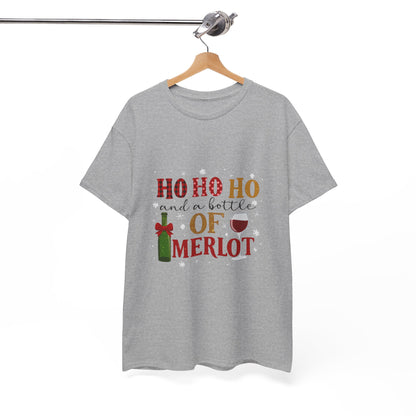 Ho Ho Ho Merlot Christmas Tee