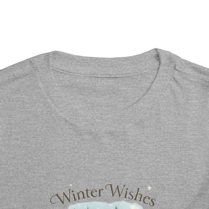 Winter Wishes Cottage Christmas Tee - Toddler Holiday